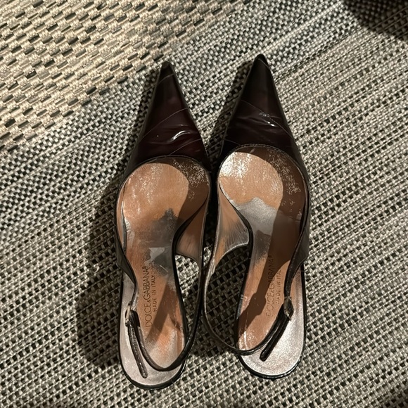 Dolce and Gabbana πhost pickππexotic skin luxury sling back pumps - Picture 3 of 9